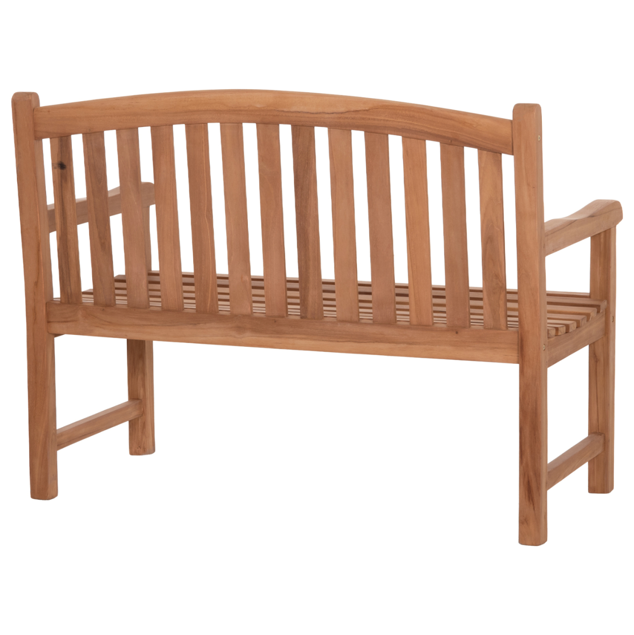 OUTDOOR 2-SEATER BENCH ELENA HM6651 TEAK WOOD--NATURAL COLOR 120x60x95Hcm. [5]