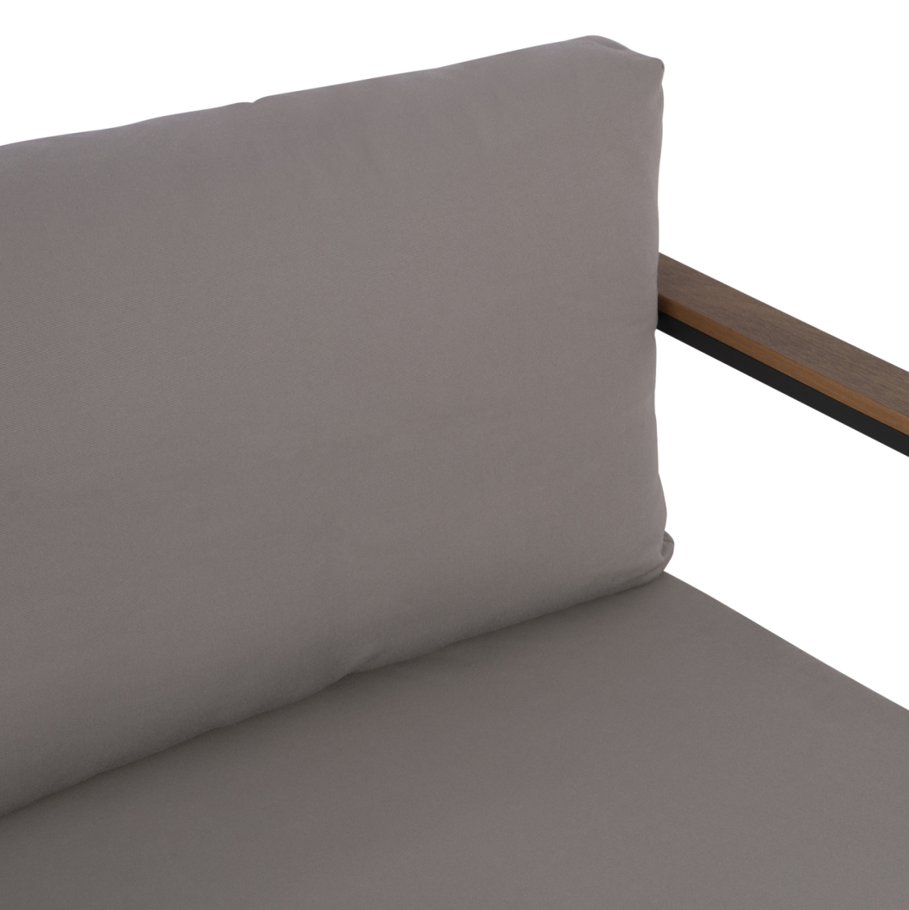 OUTDOOR 2-SEATER SOFA SAFIYA HM5523.02 ALUMINUM IN ANTHRACITE--GREY CUSHIONS 144x70x85Hcm. [5]