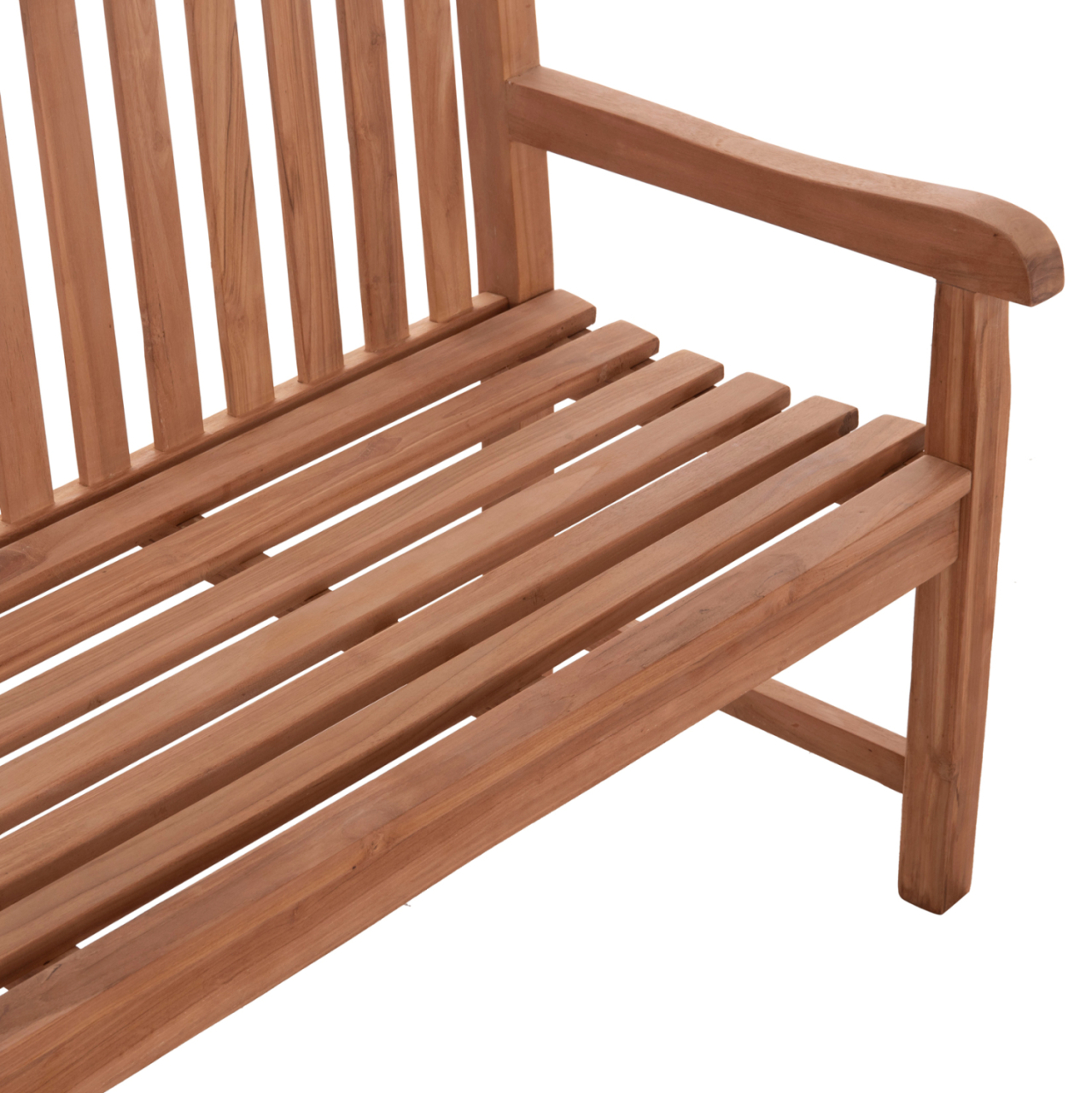 OUTDOOR 3-SEATER BENCH ELENA HM18125 TEAK WOOD--NATURAL COLOR 150x61x95Hcm. [8]