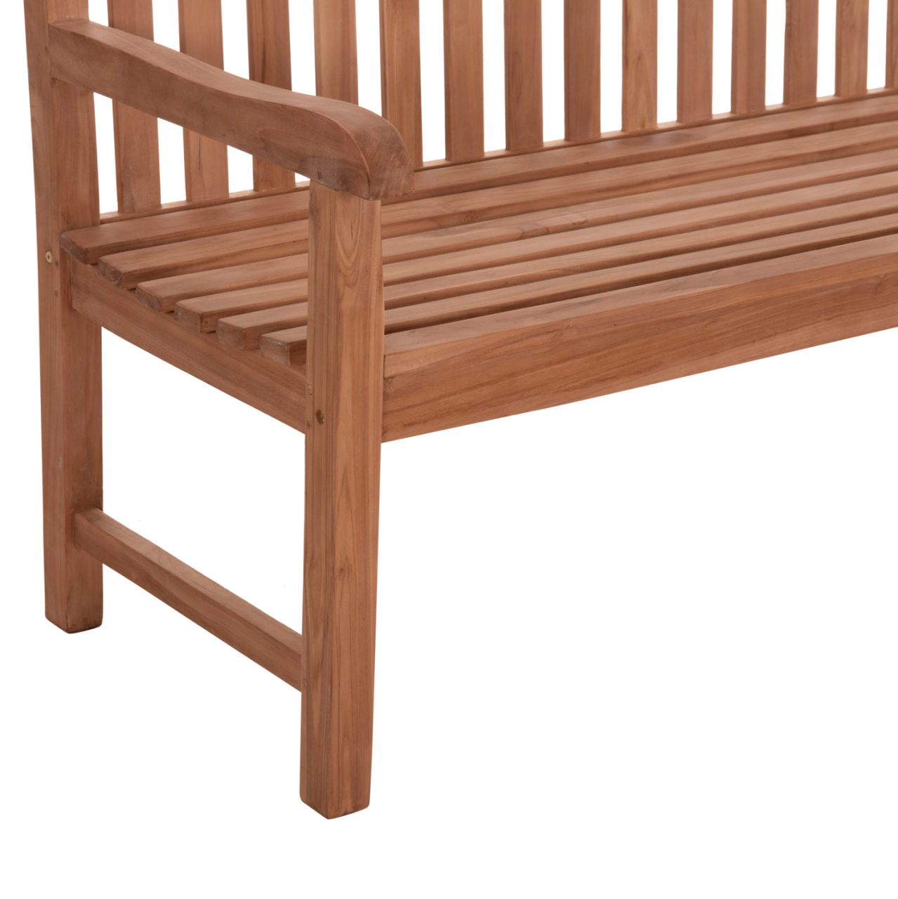 OUTDOOR 3-SEATER BENCH ELENA HM18125 TEAK WOOD--NATURAL COLOR 150x61x95Hcm. [9]