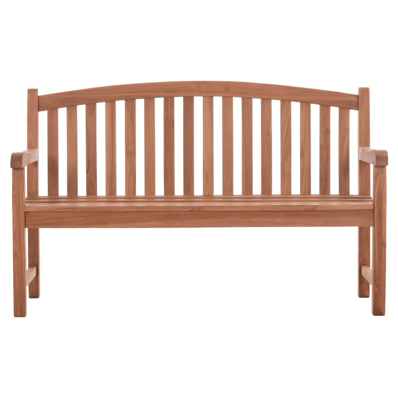 OUTDOOR 3-SEATER BENCH ELENA HM18125 TEAK WOOD--NATURAL COLOR 150x61x95Hcm. [3]