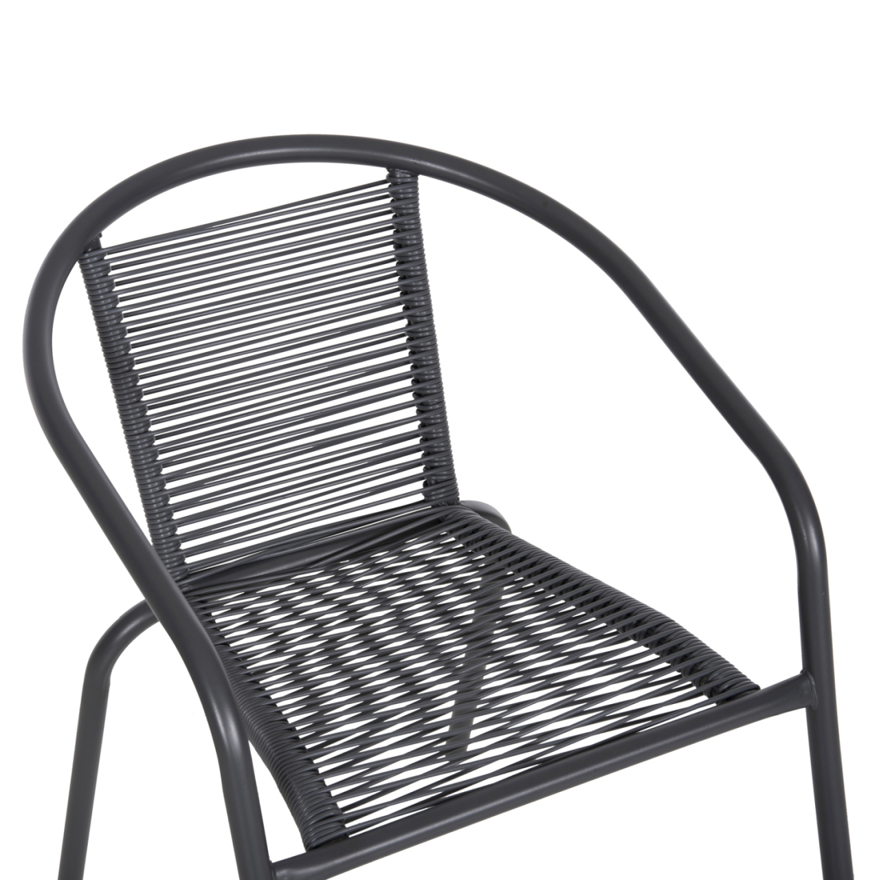 OUTDOOR 3PCS DINING SET FIGO HM10878.01 METAL and P.E.RATTAN IN GREY [8]