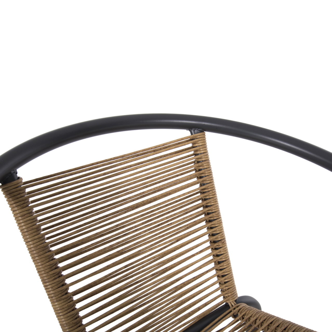 OUTDOOR 3PCS DINING SET FIGO HM10878.02 METAL IN GREY--P.E.RATTAN IN NATURAL [9]