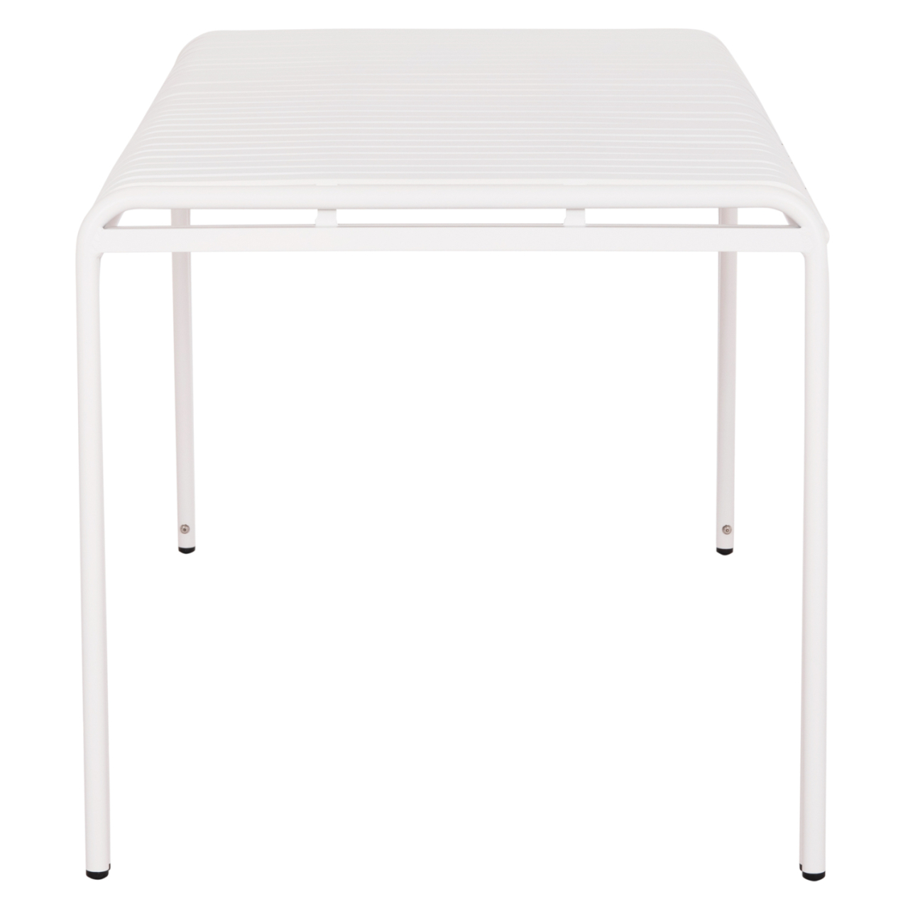 OUTDOOR ALUMINUM TABLE RACHEL HM6339.02 WHITE COLOR 150x80x75Hcm. [5]