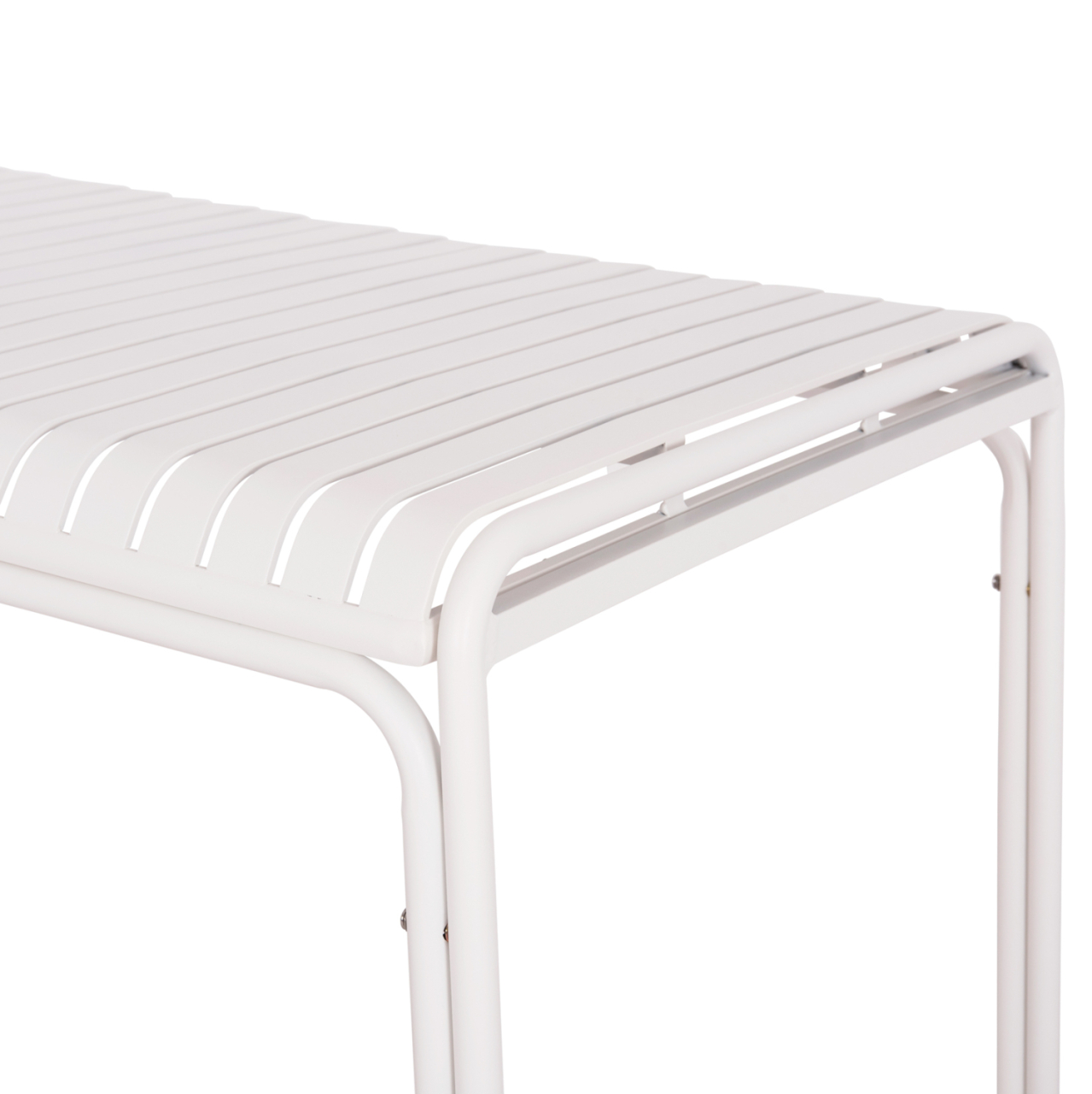 OUTDOOR ALUMINUM TABLE RACHEL HM6339.02 WHITE COLOR 150x80x75Hcm. [8]