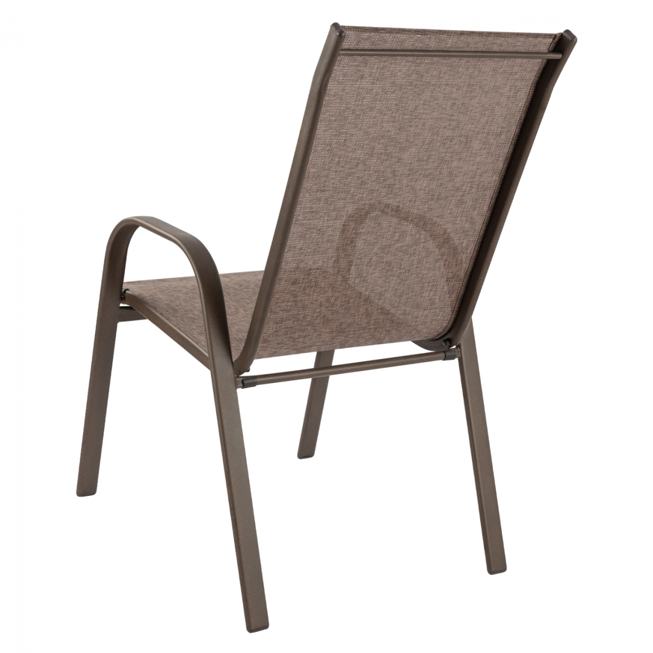 OUTDOOR ARMCHAIR LEON HM5000.02 BROWN METAL FRAME-BROWN TEXTILENE 54x70x93Hcm. [5]