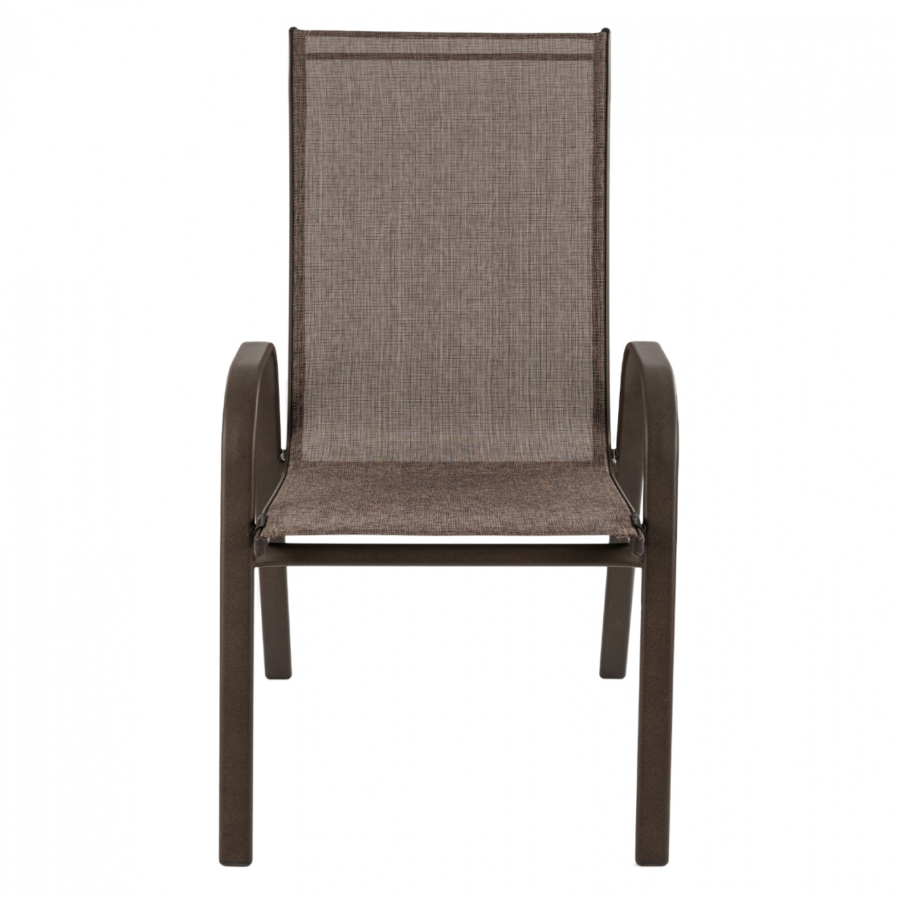 OUTDOOR ARMCHAIR LEON HM5000.02 BROWN METAL FRAME-BROWN TEXTILENE 54x70x93Hcm. [3]