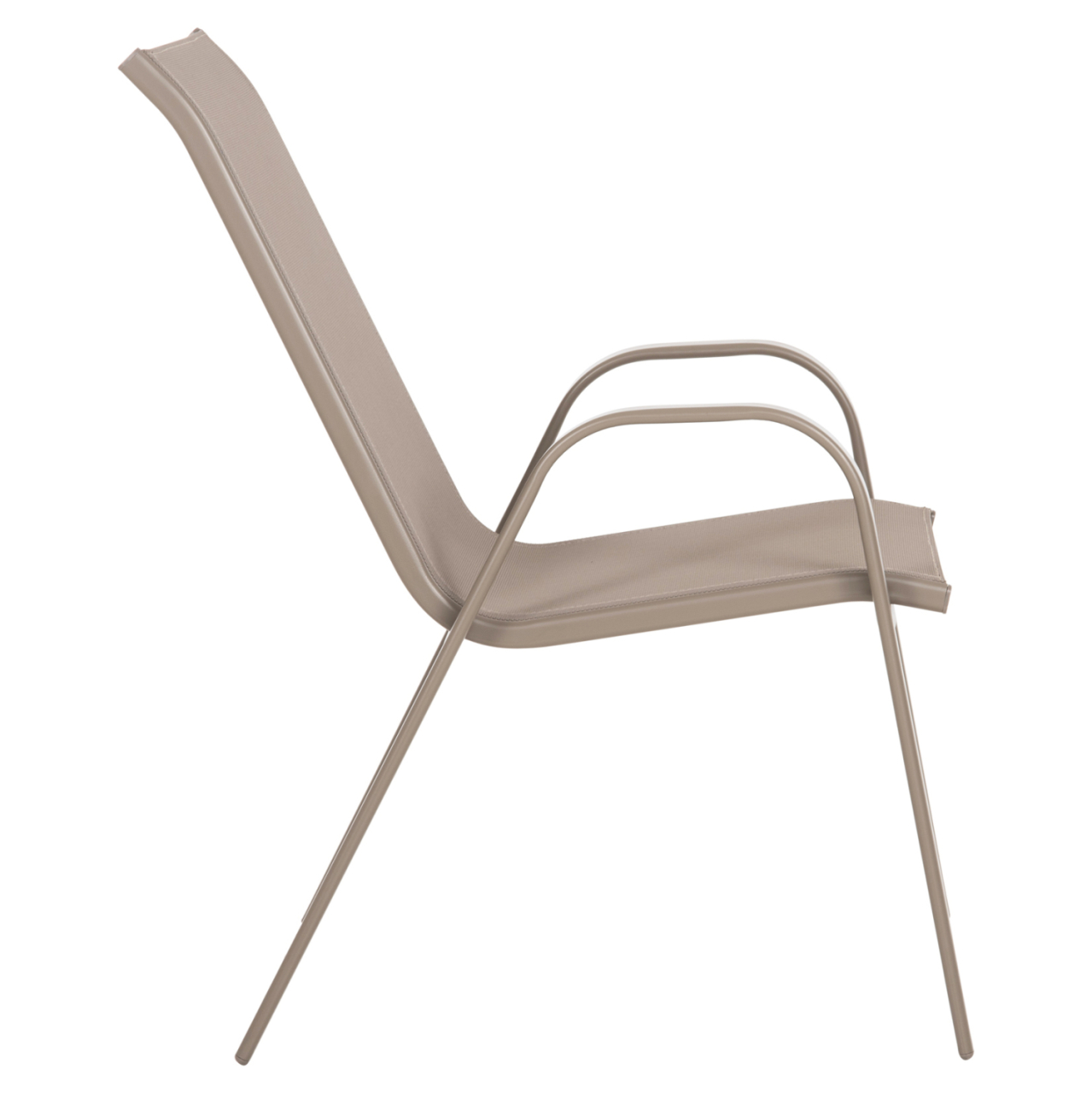 OUTDOOR ARMCHAIR LEON HM5000.04 CHAMPAGNE METAL FRAME-CHAMPAGNE TEXTILENE 54x70x93Hcm. [4]