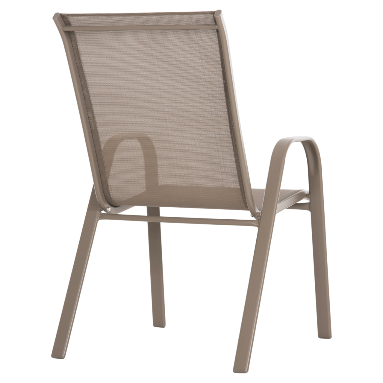 OUTDOOR ARMCHAIR LEON HM5000.04 CHAMPAGNE METAL FRAME-CHAMPAGNE TEXTILENE 54x70x93Hcm. [5]
