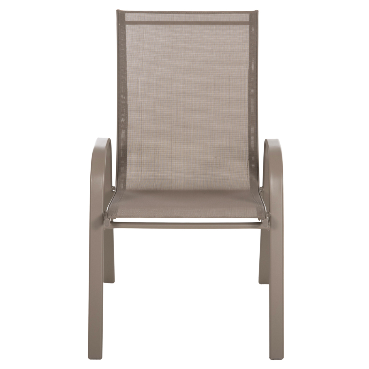 OUTDOOR ARMCHAIR LEON HM5000.04 CHAMPAGNE METAL FRAME-CHAMPAGNE TEXTILENE 54x70x93Hcm. [3]