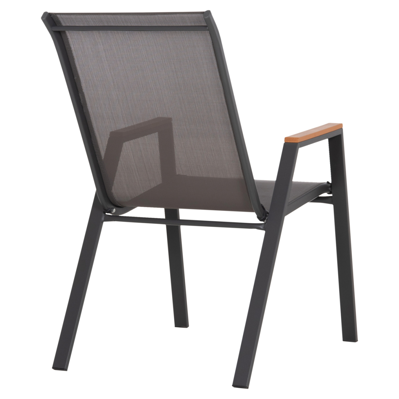 OUTDOOR ARMCHAIR LEONE HM6429.01 GREY METAL FRAME-GREY TEXTILENE 55x74x90Hcm. [5]
