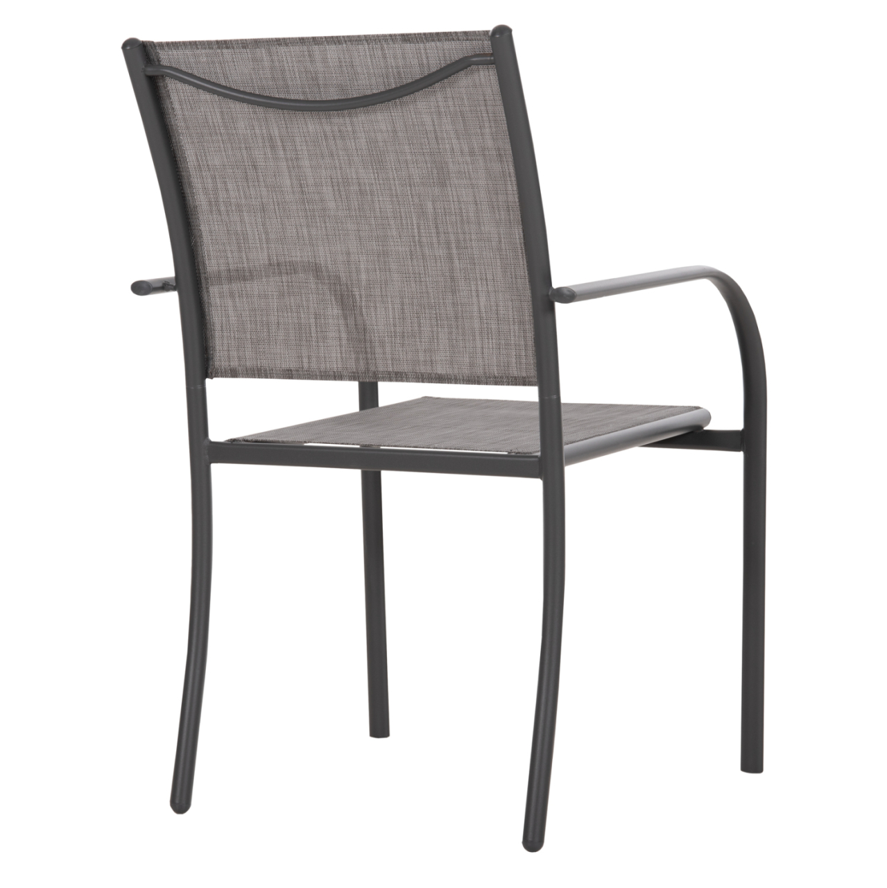 OUTDOOR ARMCHAIR REDAN HM5976.01 GREY METAL-GREY TEXTILENE 56x60x88Hcm. [5]