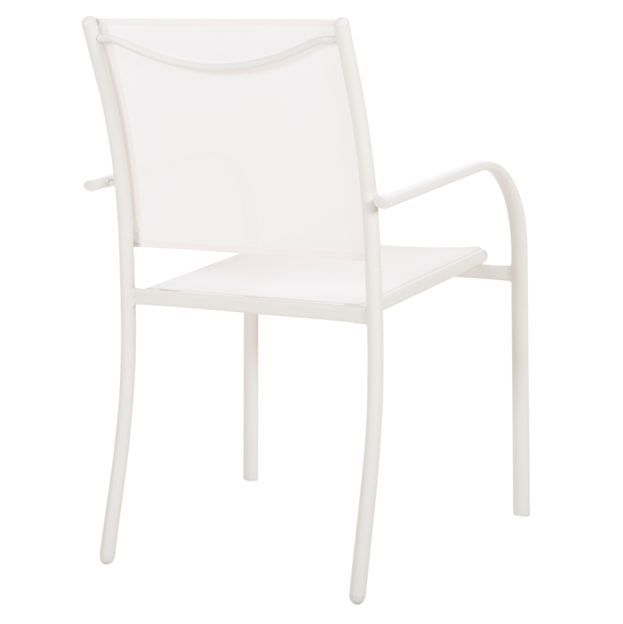 OUTDOOR ARMCHAIR REDAN HM5976.02 WHITE METAL-WHITE TEXTILENE 56x60x88Hcm. [5]