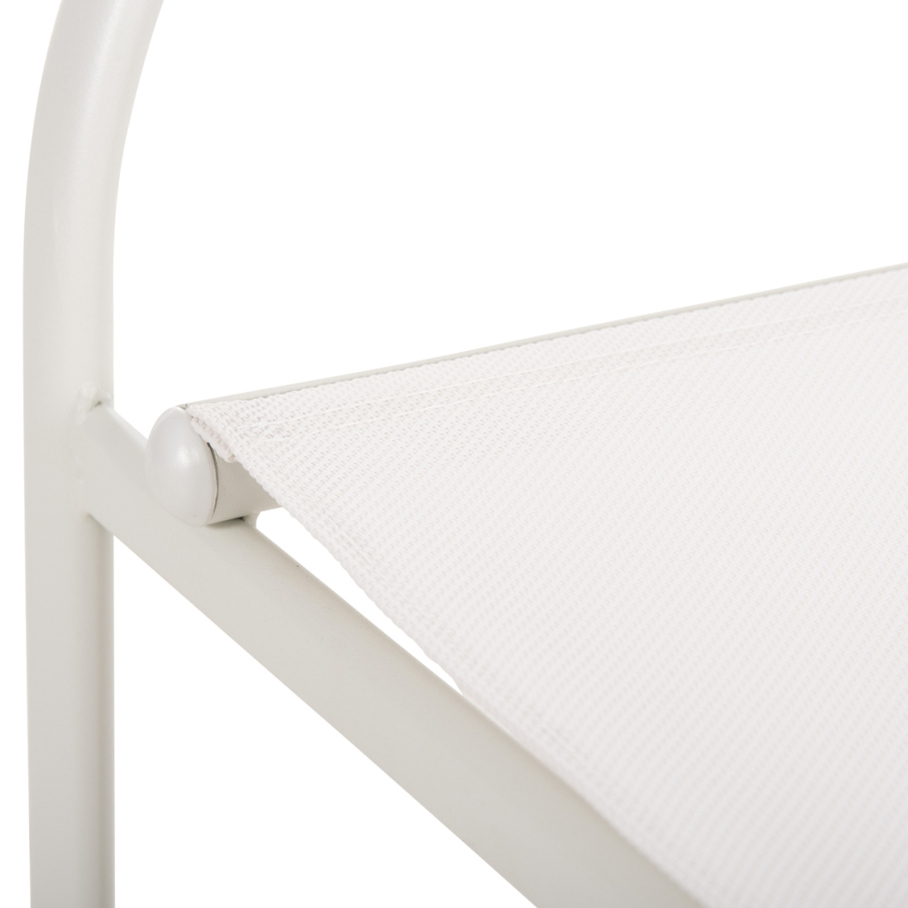 OUTDOOR ARMCHAIR REDAN HM5976.02 WHITE METAL-WHITE TEXTILENE 56x60x88Hcm. [9]