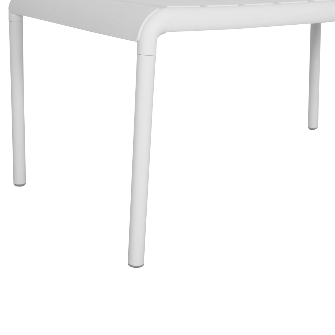 OUTDOOR COFFEE TABLE KORVER HM6334.01 POLYPROPYLENE IN WHITE 100x60x46Hcm. [7]
