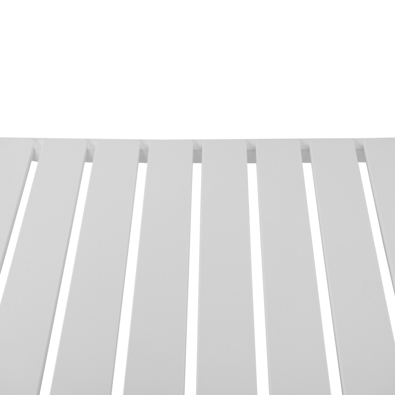 OUTDOOR COFFEE TABLE KORVER HM6334.01 POLYPROPYLENE IN WHITE 100x60x46Hcm. [5]