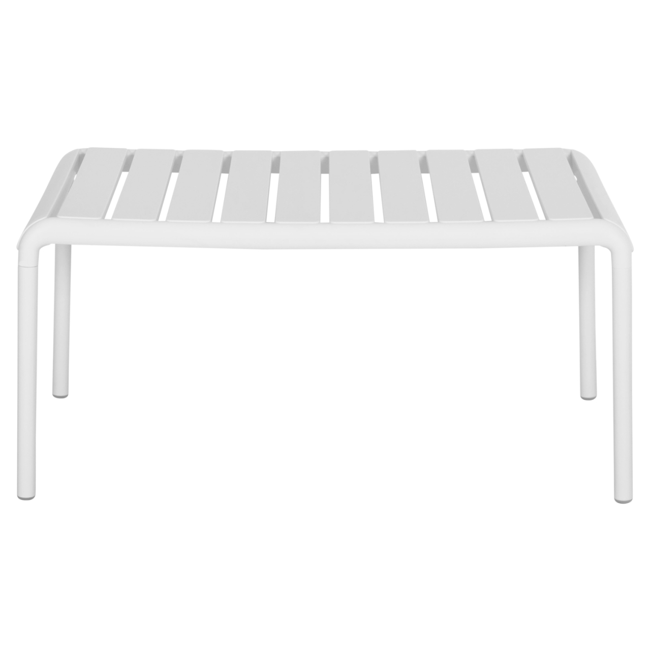 OUTDOOR COFFEE TABLE KORVER HM6334.01 POLYPROPYLENE IN WHITE 100x60x46Hcm. [3]