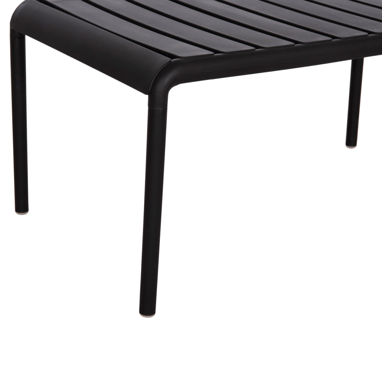 OUTDOOR COFFEE TABLE KORVER HM6334.02 POLYPROPYLENE IN BLACK 100x60x46Hcm. [9]