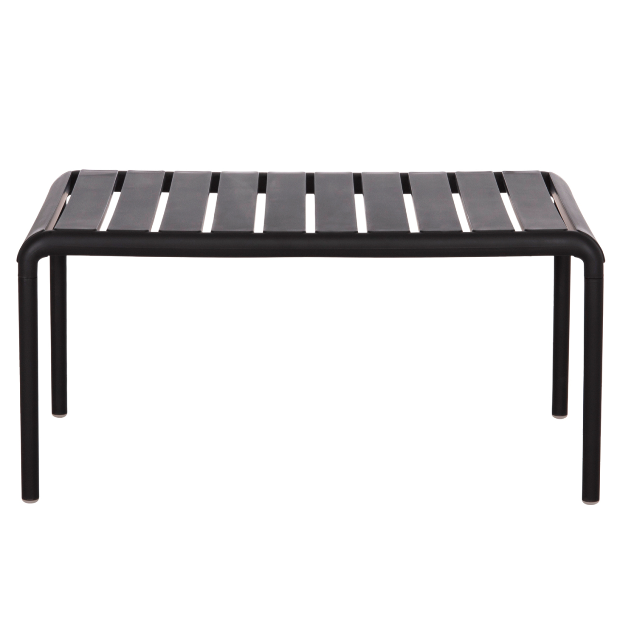 OUTDOOR COFFEE TABLE KORVER HM6334.02 POLYPROPYLENE IN BLACK 100x60x46Hcm. [3]