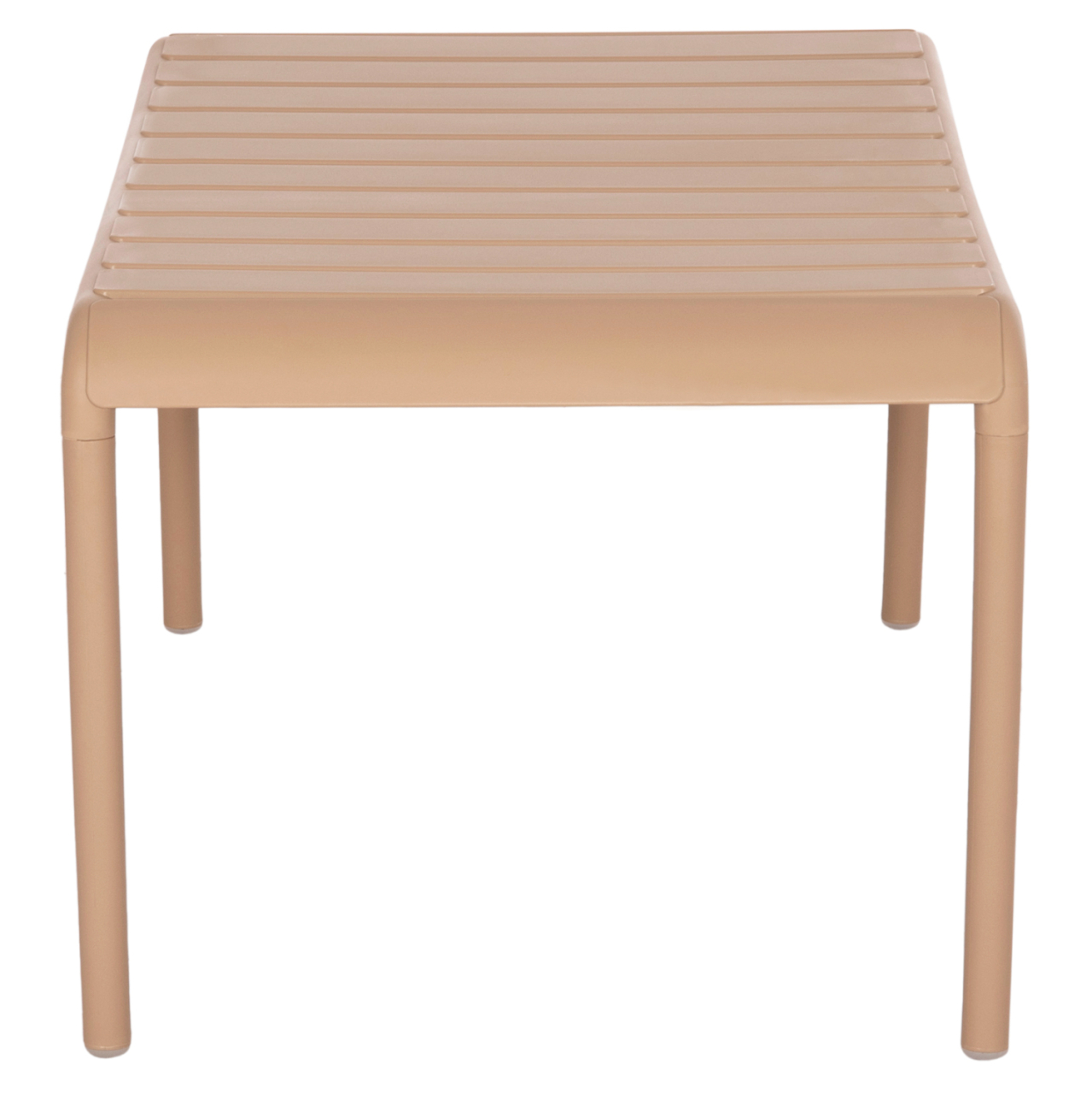 OUTDOOR COFFEE TABLE KORVER HM6334.04 POLYPROPYLENE IN CAPPUCCINO 100x60x46Hcm. [4]