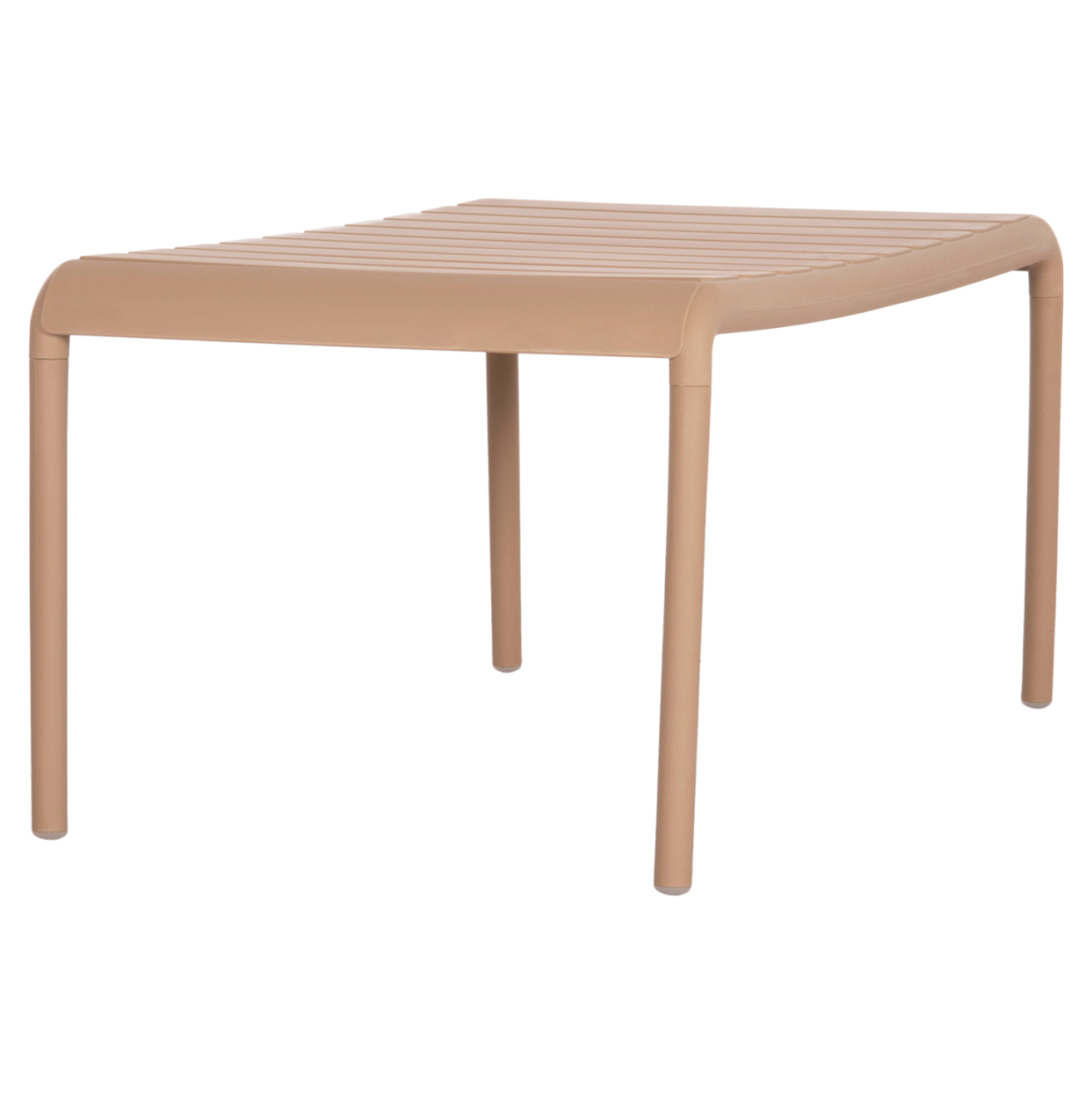 OUTDOOR COFFEE TABLE KORVER HM6334.04 POLYPROPYLENE IN CAPPUCCINO 100x60x46Hcm. [5]