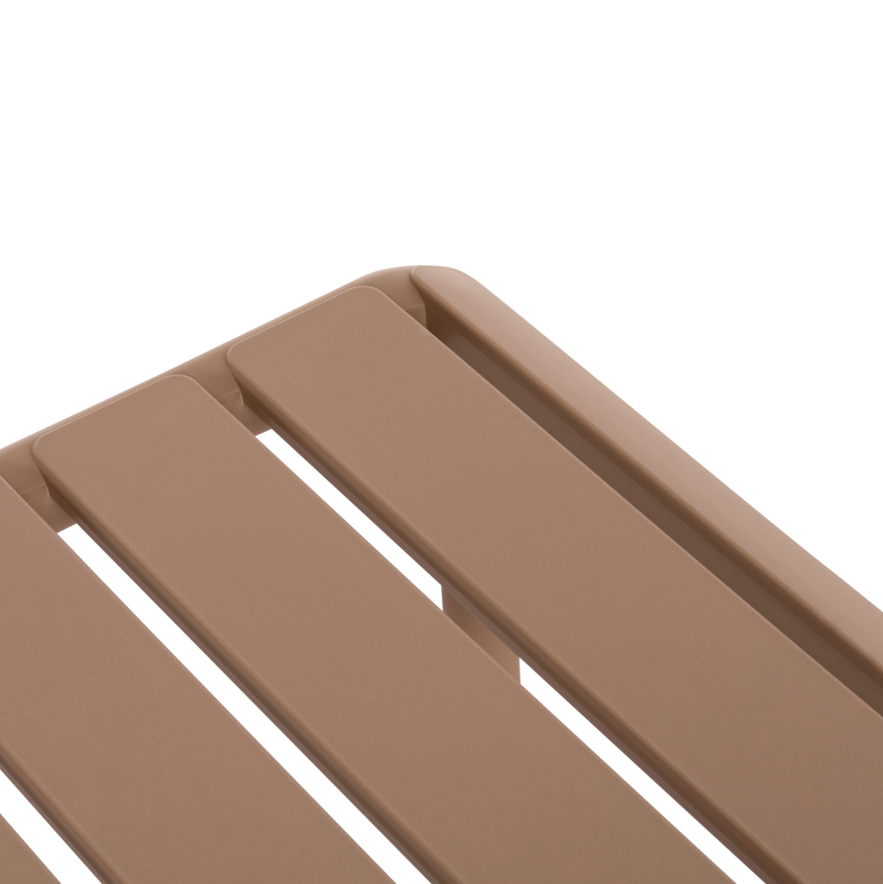OUTDOOR COFFEE TABLE KORVER HM6334.04 POLYPROPYLENE IN CAPPUCCINO 100x60x46Hcm. [6]
