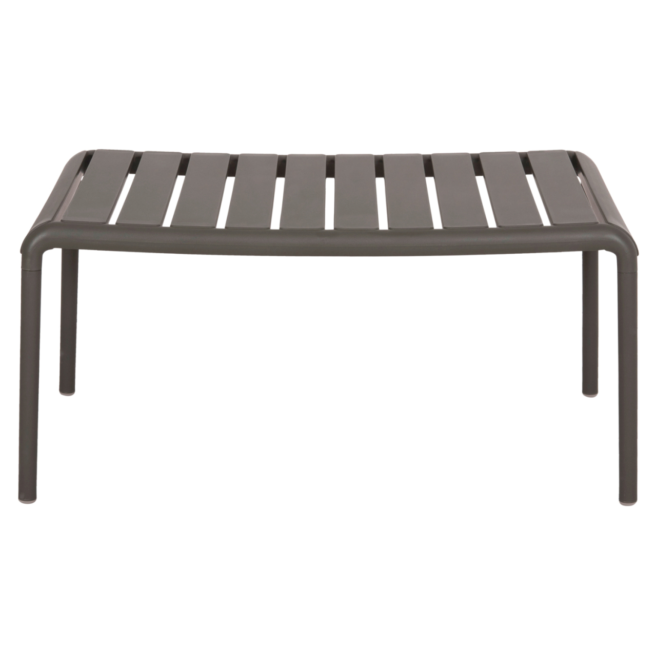 OUTDOOR COFFEE TABLE KORVER HM6334.05 POLYPROPYLENE IN DARK OLIVE 100x60x46Hcm. [3]