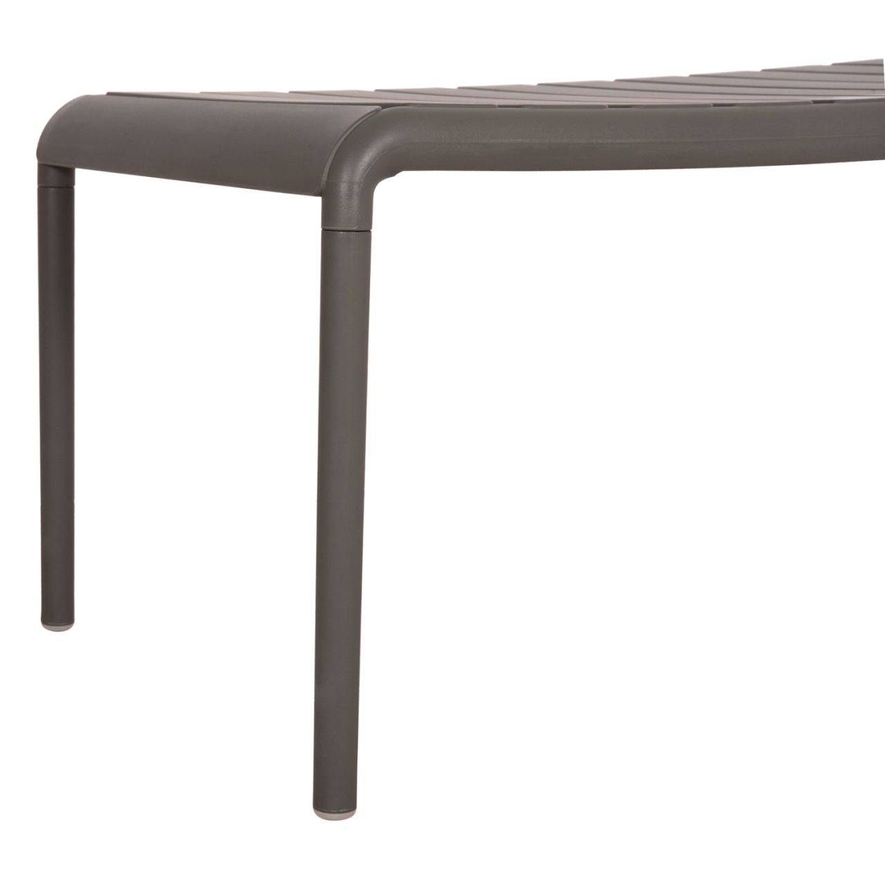 OUTDOOR COFFEE TABLE KORVER HM6334.05 POLYPROPYLENE IN DARK OLIVE 100x60x46Hcm. [6]