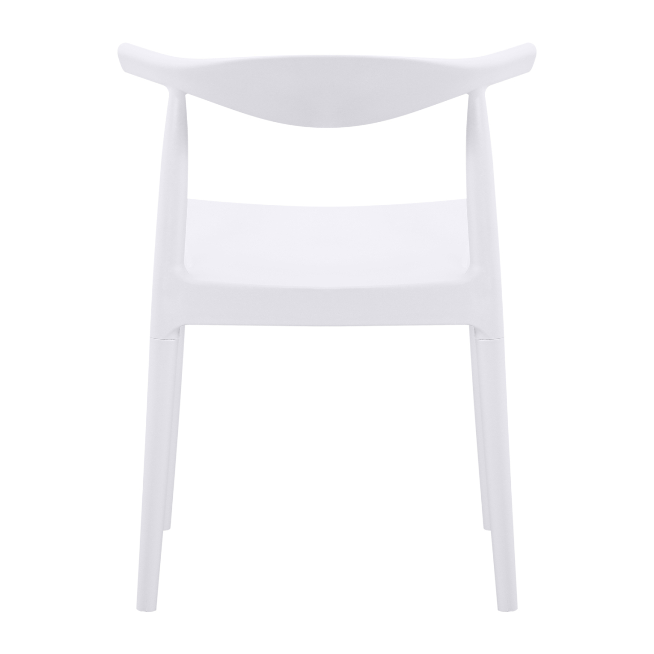 OUTDOOR DINING CHAIR ALOR HM6624.01 POLYPROPYLENE IN WHITE 47x55x74.5Hcm. [5]