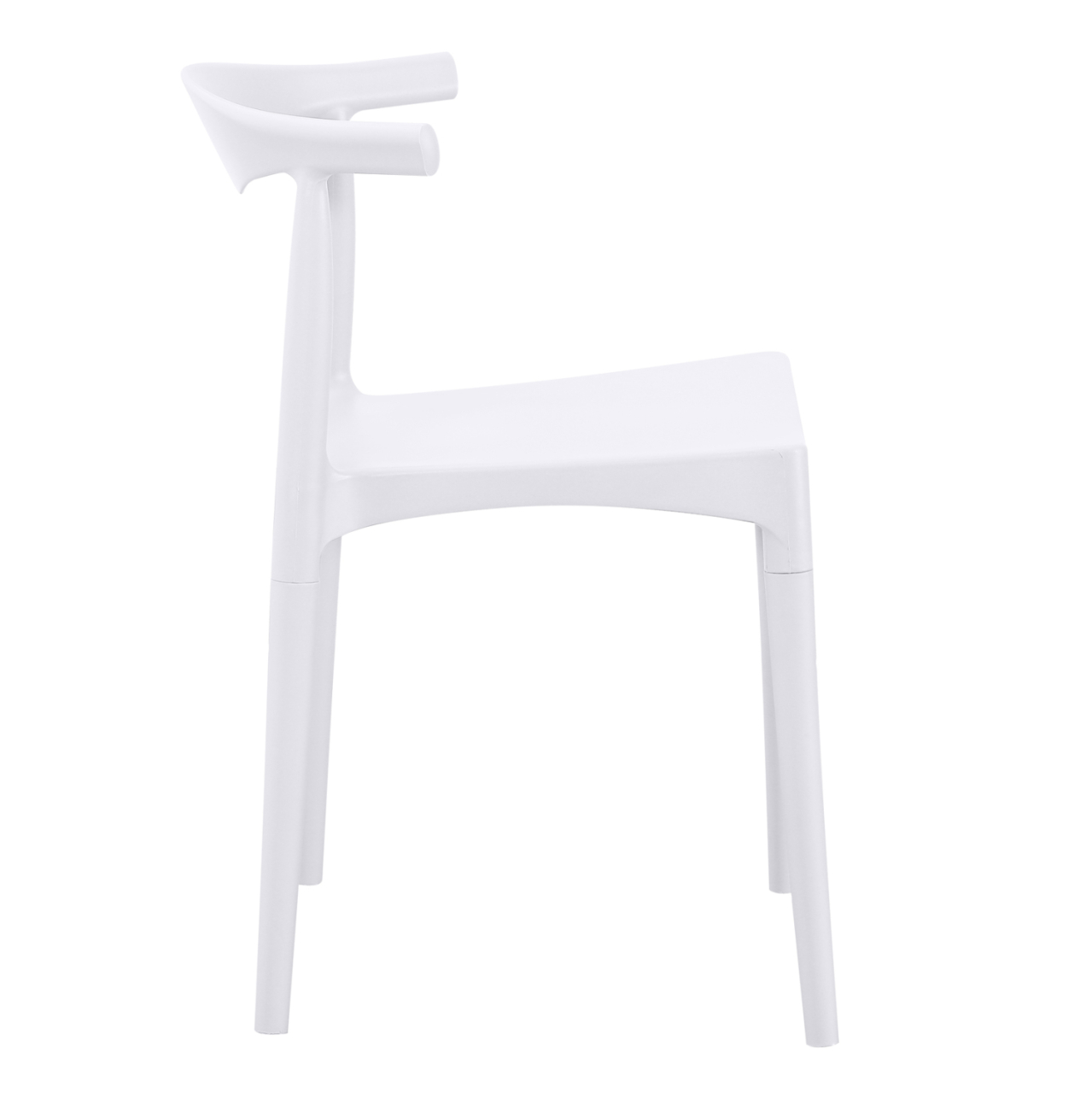 OUTDOOR DINING CHAIR ALOR HM6624.01 POLYPROPYLENE IN WHITE 47x55x74.5Hcm. [4]