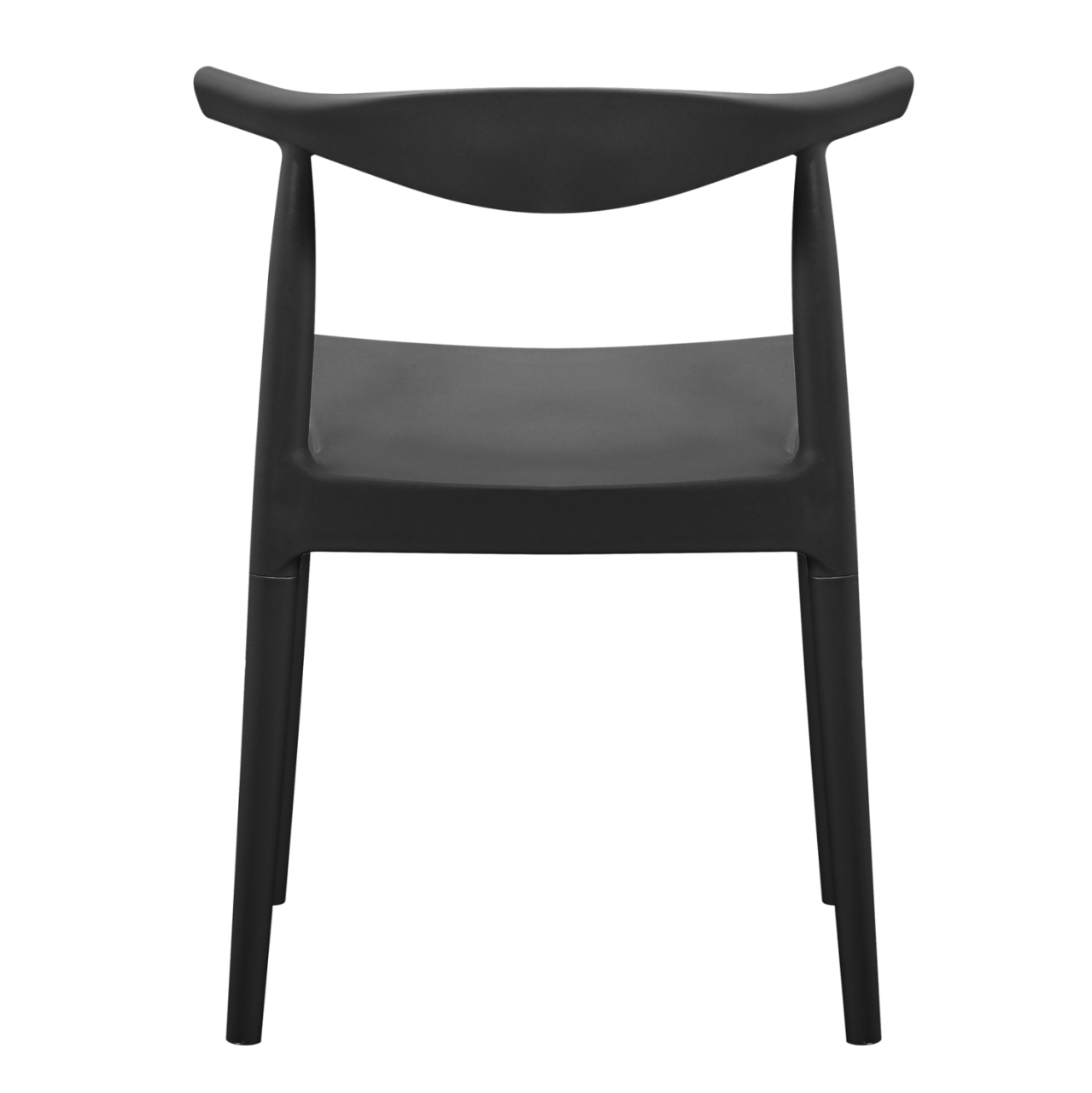 OUTDOOR DINING CHAIR ALOR HM6624.02 POLYPROPYLENE IN BLACK 47x55x74.5Hcm. [5]