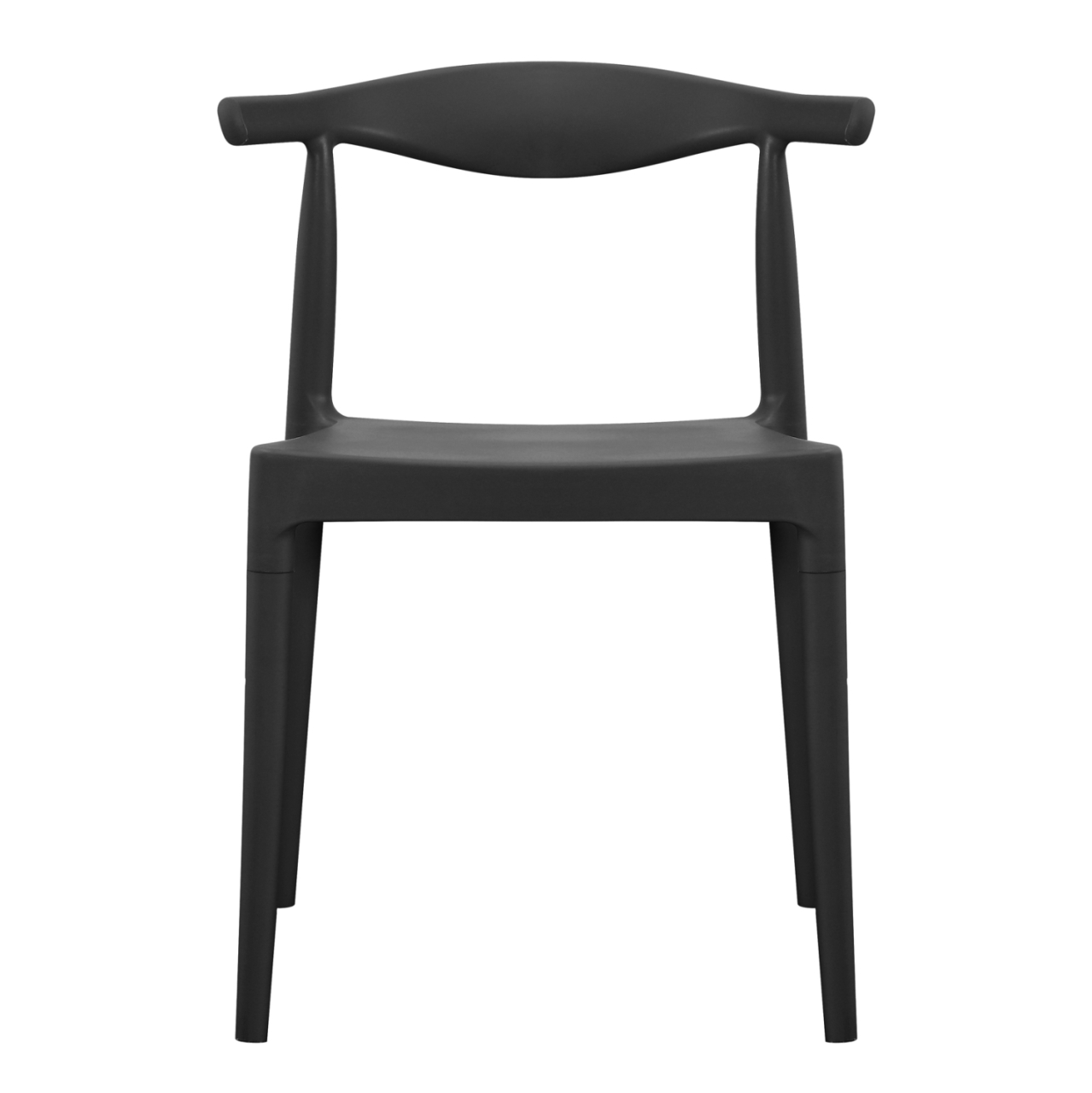 OUTDOOR DINING CHAIR ALOR HM6624.02 POLYPROPYLENE IN BLACK 47x55x74.5Hcm. [3]