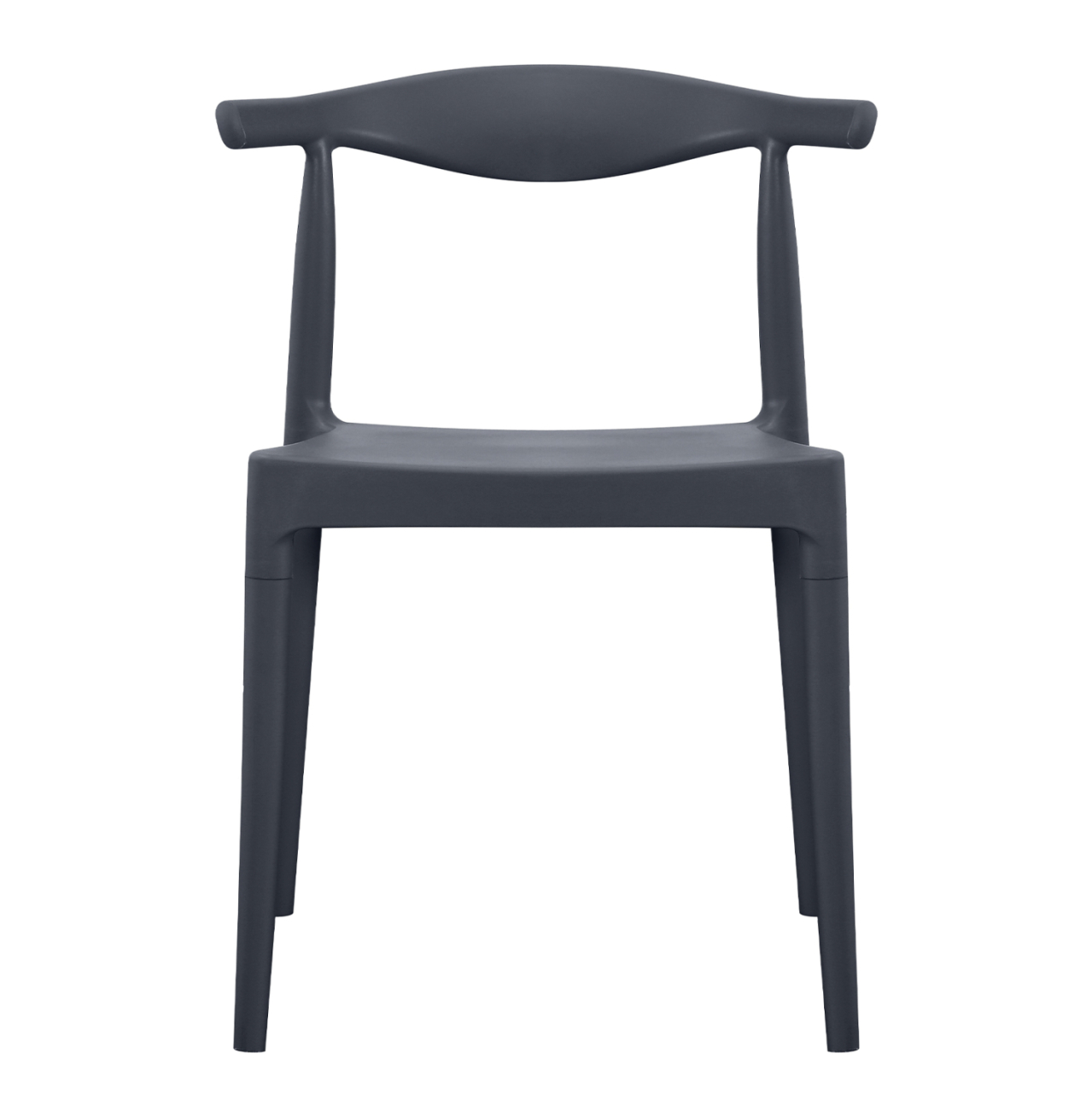 OUTDOOR DINING CHAIR ALOR HM6624.03 POLYPROPYLENE IN GREY 47x55x74.5Hcm. [3]
