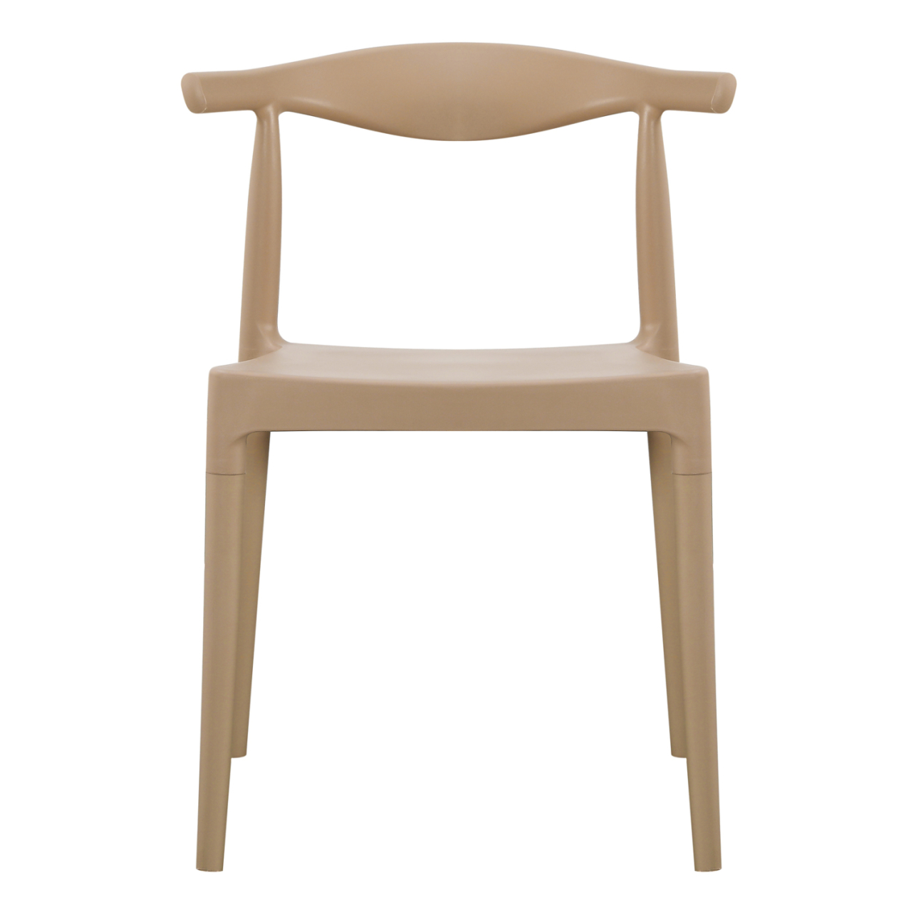 OUTDOOR DINING CHAIR ALOR HM6624.04 POLYPROPYLENE IN CAPPUCCINO 47x55x74.5Hcm. [3]