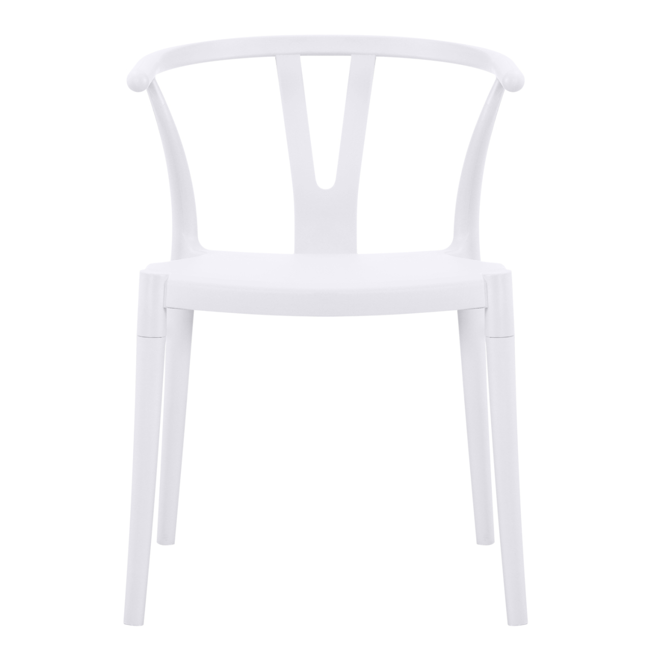 OUTDOOR DINING CHAIR BRAVE HM6625.01 POLPYPROPYLENE IN WHITE 47x42x84.5Hcm [3]