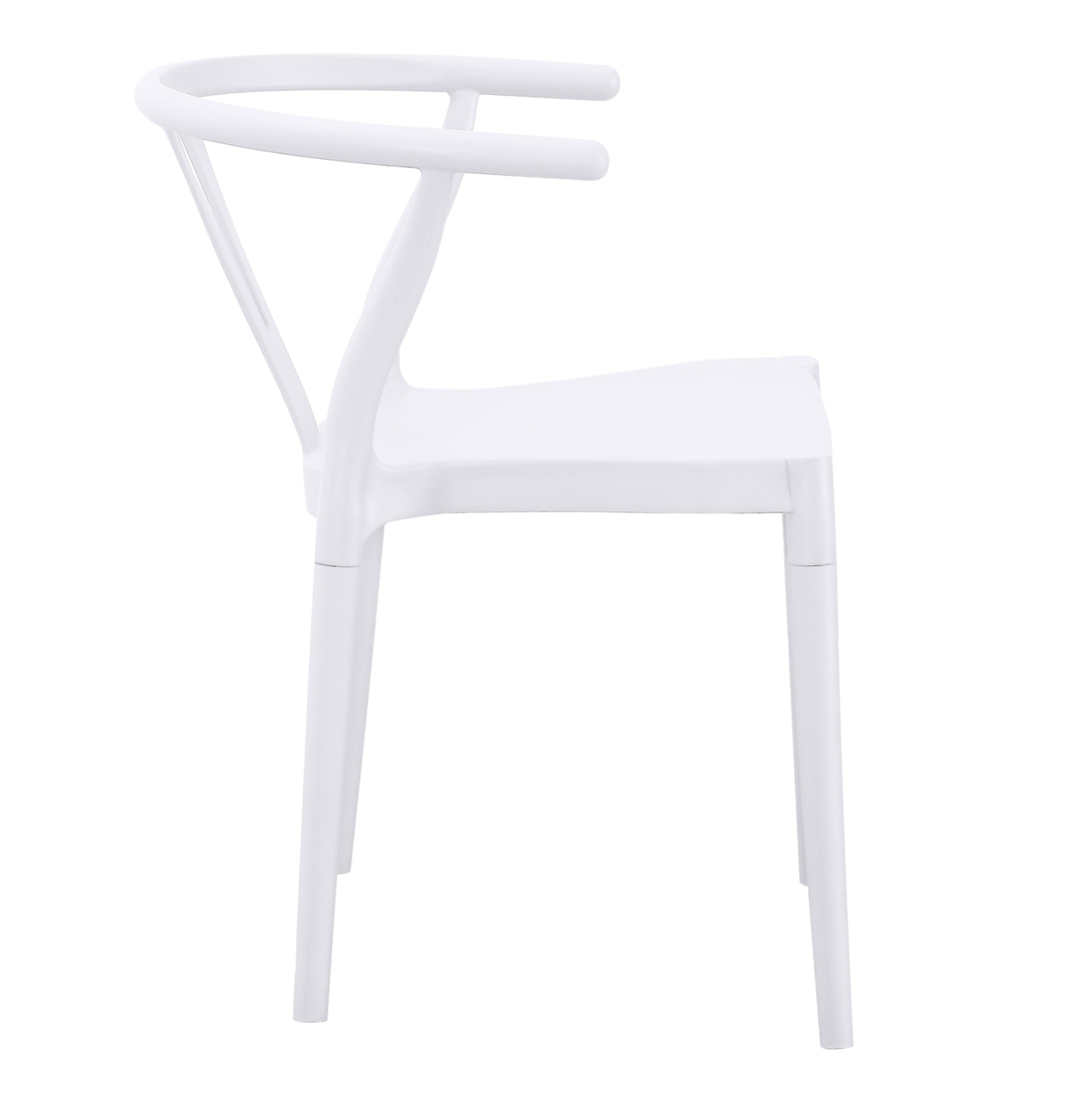 OUTDOOR DINING CHAIR BRAVE HM6625.01 POLPYPROPYLENE IN WHITE 47x42x84.5Hcm [4]