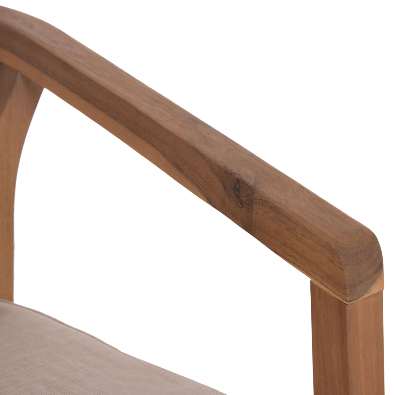 OUTDOOR DINING CHAIR CONTREL HM6244.01 ACACIA WOOD IN NATURAL-ROPE and CUSHIONS IN BEIGE 58x60x74H [9]