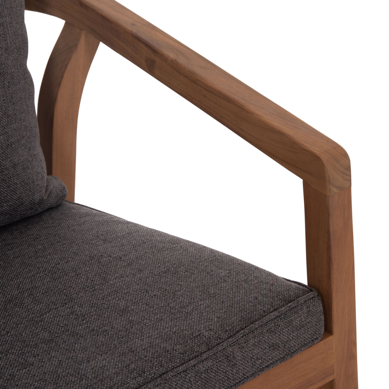 OUTDOOR DINING CHAIR CONTREL HM6244.02 ACACIA WOOD IN NATURAL-ROPE and CUSHIONS IN GREY 58x60x74Hcm. [8]