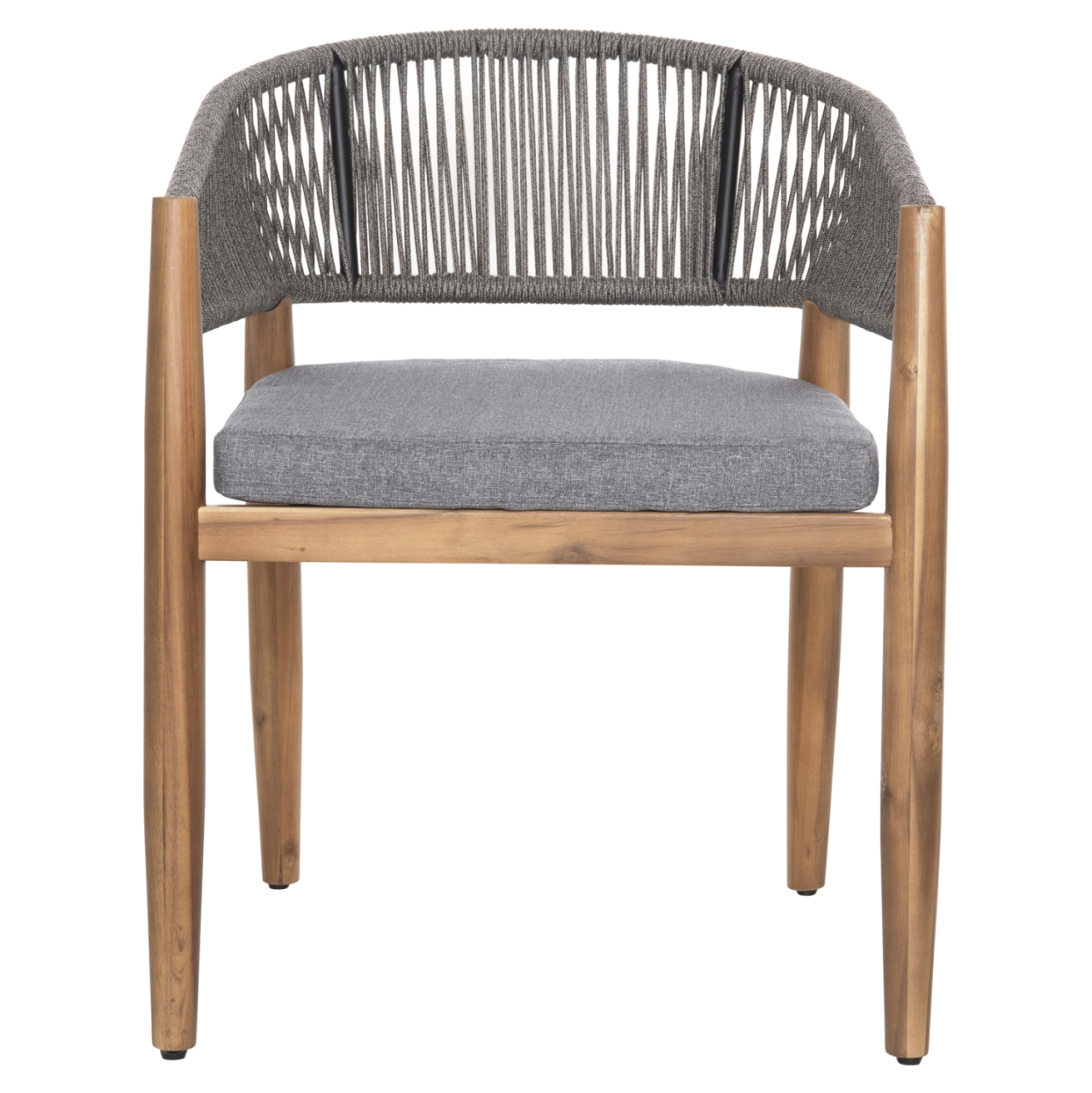 OUTDOOR DINING CHAIR NAVAN HM6135.01 ACACIA WOOD IN NATURAL-NYLON ROPE IN GREY 59x58x76Hcm. [3]