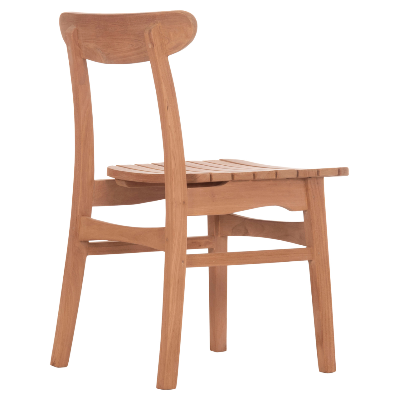 OUTDOOR DINING CHAIR ROBBIE HM18115 TEAK WOOD--NATURAL COLOR 48x51x82Hcm. [5]