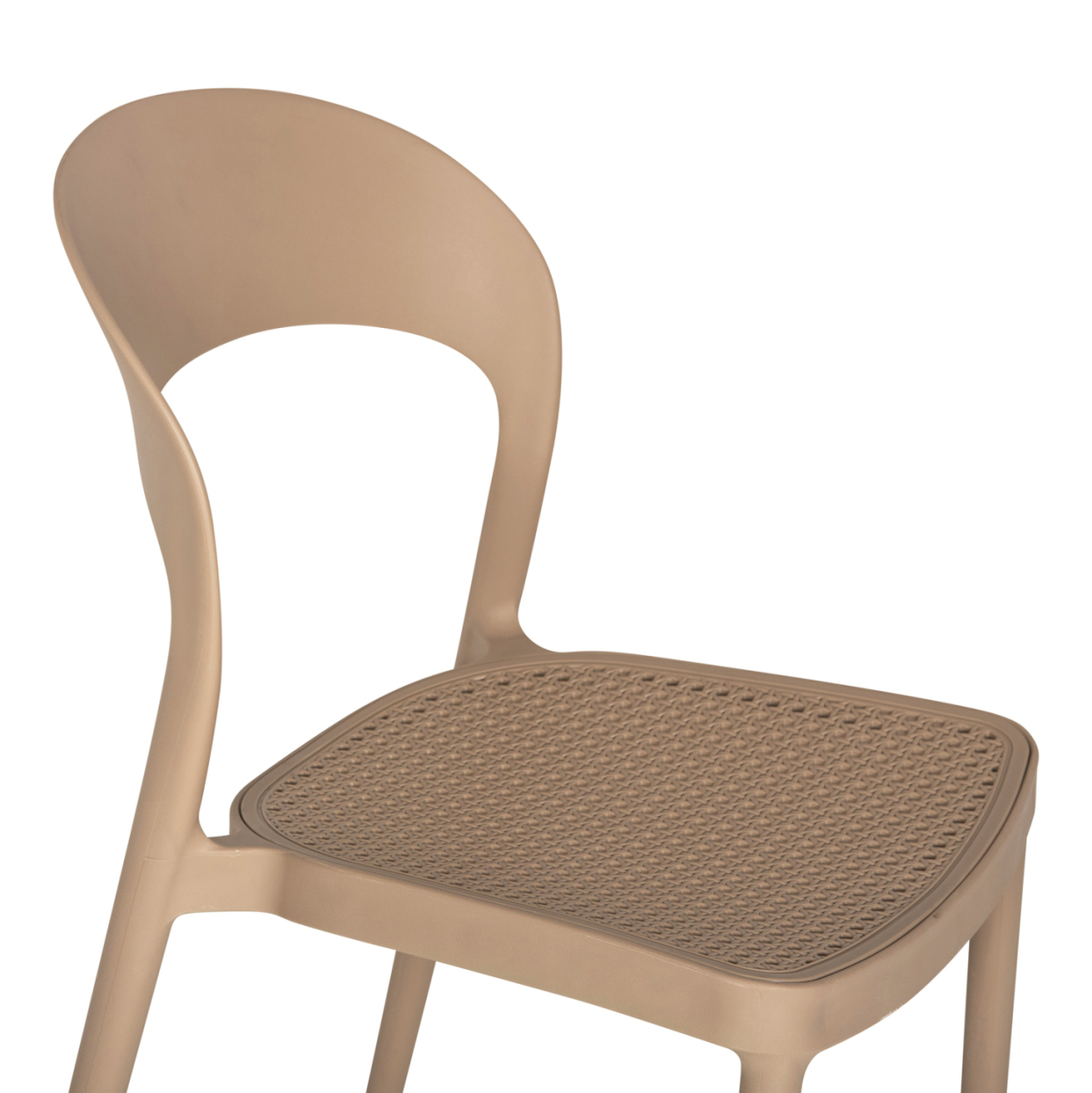 OUTDOOR DINING SET 3PCS CLEO HM21136 POLYPROPYLENE IN CAPPUCCINO COLOR [7]