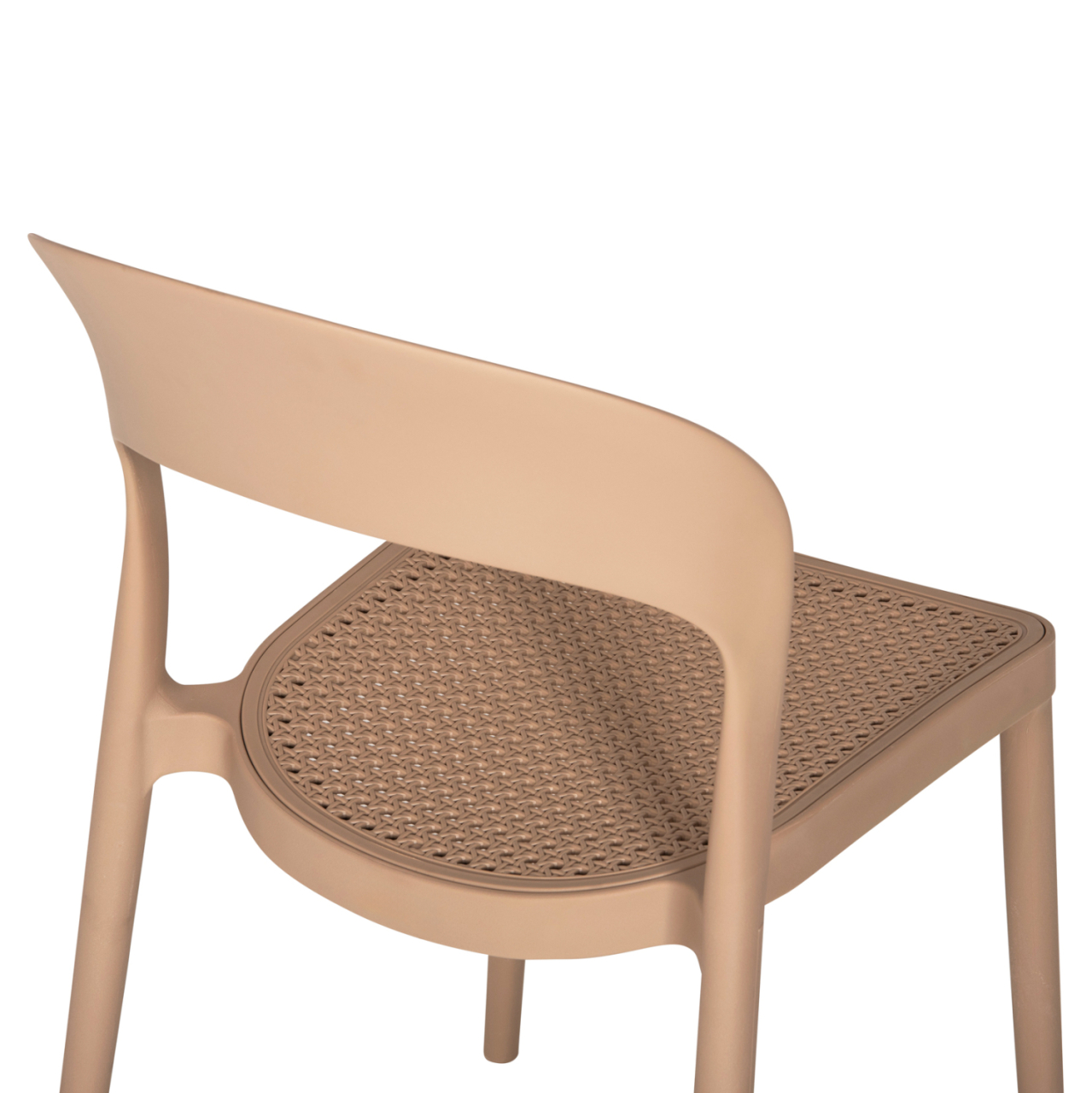 OUTDOOR DINING SET 3PCS CLEO HM21136 POLYPROPYLENE IN CAPPUCCINO COLOR [9]