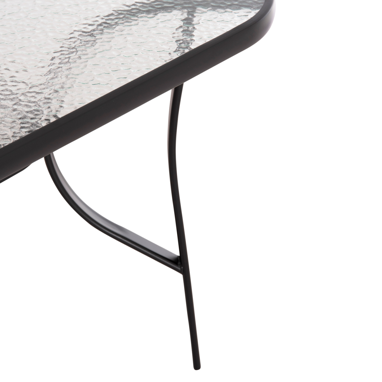 OUTDOOR DINING SET 5PCS BRUNO HM10895.03 BLACK METAL and TEXTILENE [9]