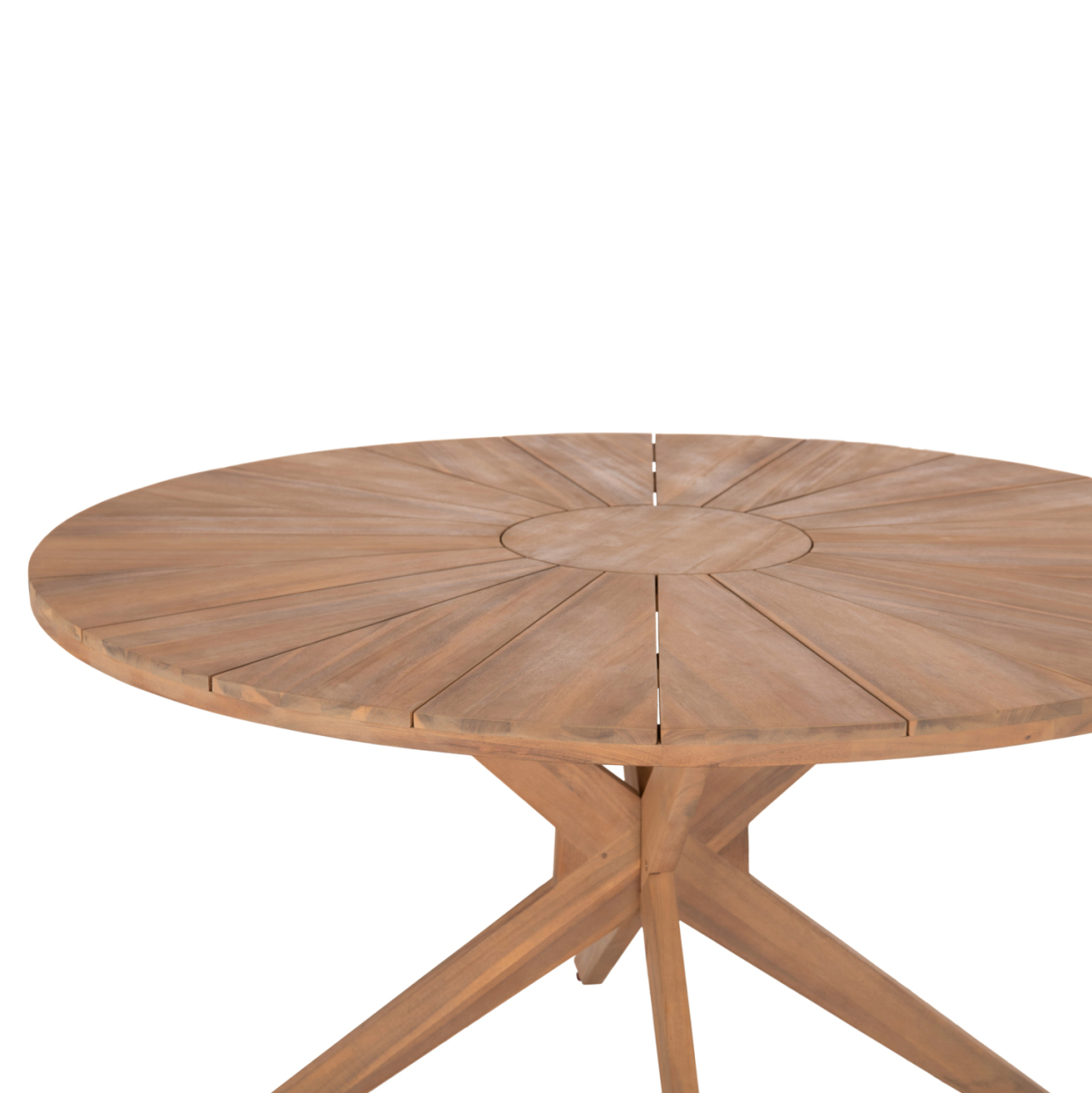 OUTDOOR DINING SET 5PCS CORTEN HM10900.01 ACACIA WOOD IN NATURAL--CUSHIONS IN BEIGE [7]