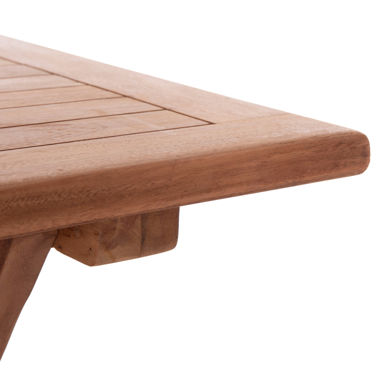 OUTDOOR DINING SET 5PCS FOLDABLE ERIS HM10919 TEAK WOOD IN NATURAL [6]