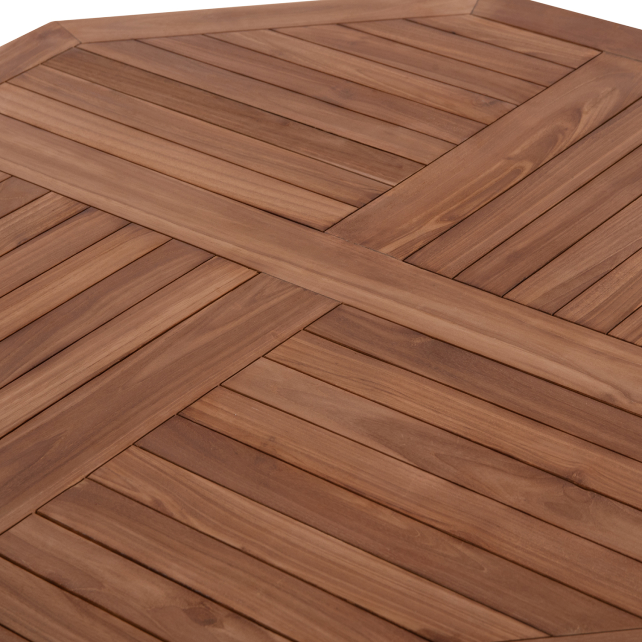 OUTDOOR DINING SET 5PCS FOLDABLE KARLIN HM10922 TEAK WOOD IN NATURAL [6]