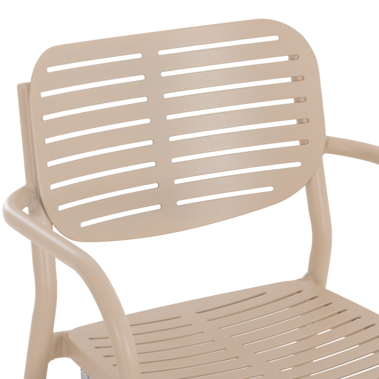 OUTDOOR DINING SET 5PCS HILLIARD HM10998.04 CHAMPAGNE COLORED ALUMINUM-POLYWOOD [4]