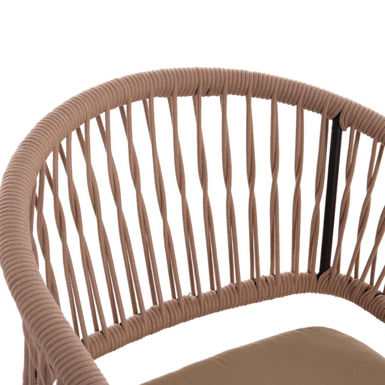 OUTDOOR DINING SET 5PCS MAGNET HM10997.03 ALUMINUM IN ANTHRACITE--POLYWOOD--P.E.ROPE [7]