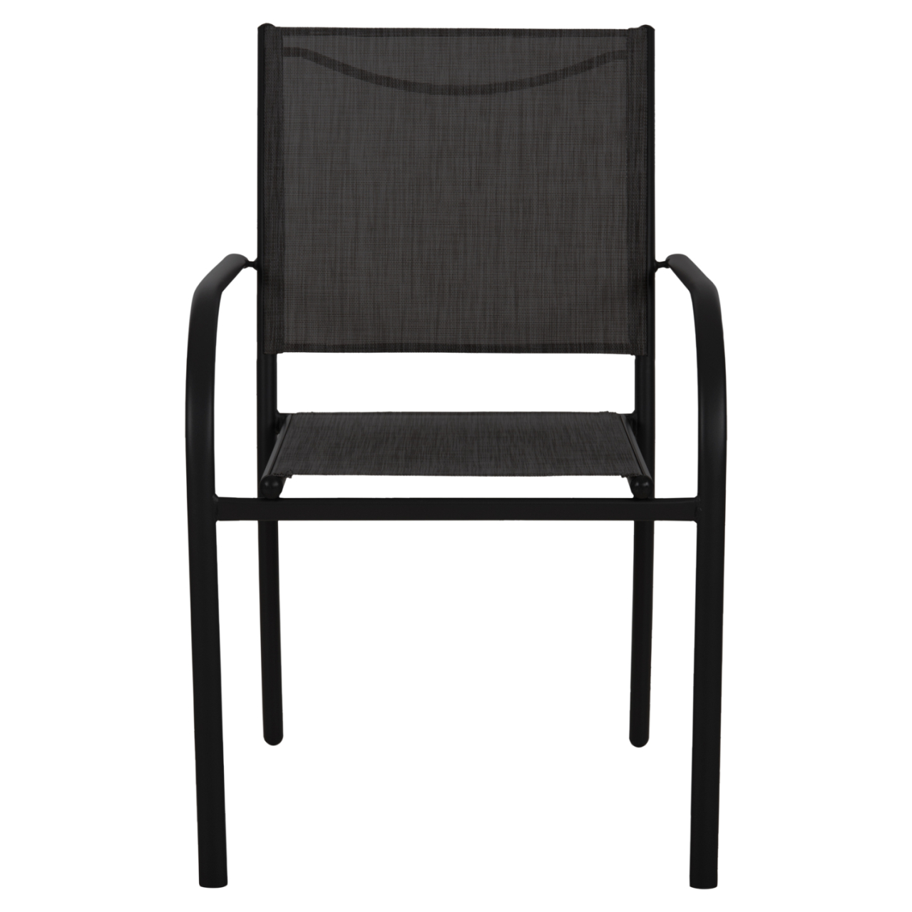 OUTDOOR DINING SET 5PCS REDAN HM10890.01 METAL-TEXTILENE IN BLACK and DARK GREY [4]