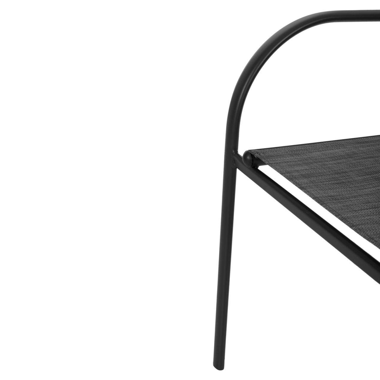 OUTDOOR DINING SET 5PCS REDAN HM21223.01 TABLE and 4 ARMCHAIRS IN BLACK [5]